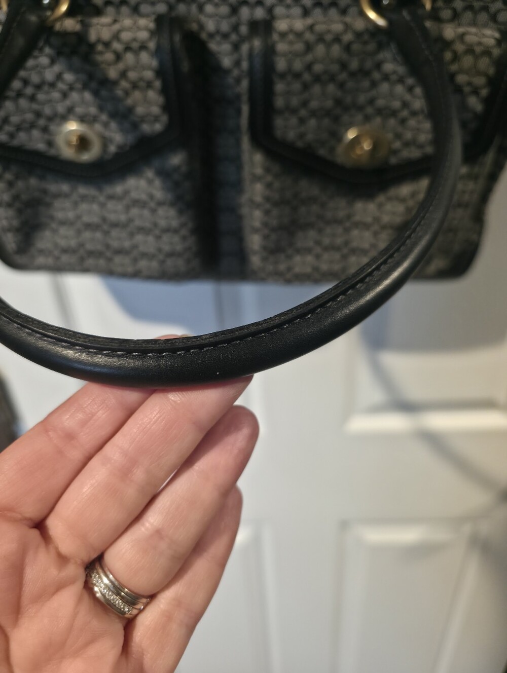 Coach Soho Y2k Black Dual Turnlock Business Bag ‼️Nwot RARE‼️ - Picture 11 of 17